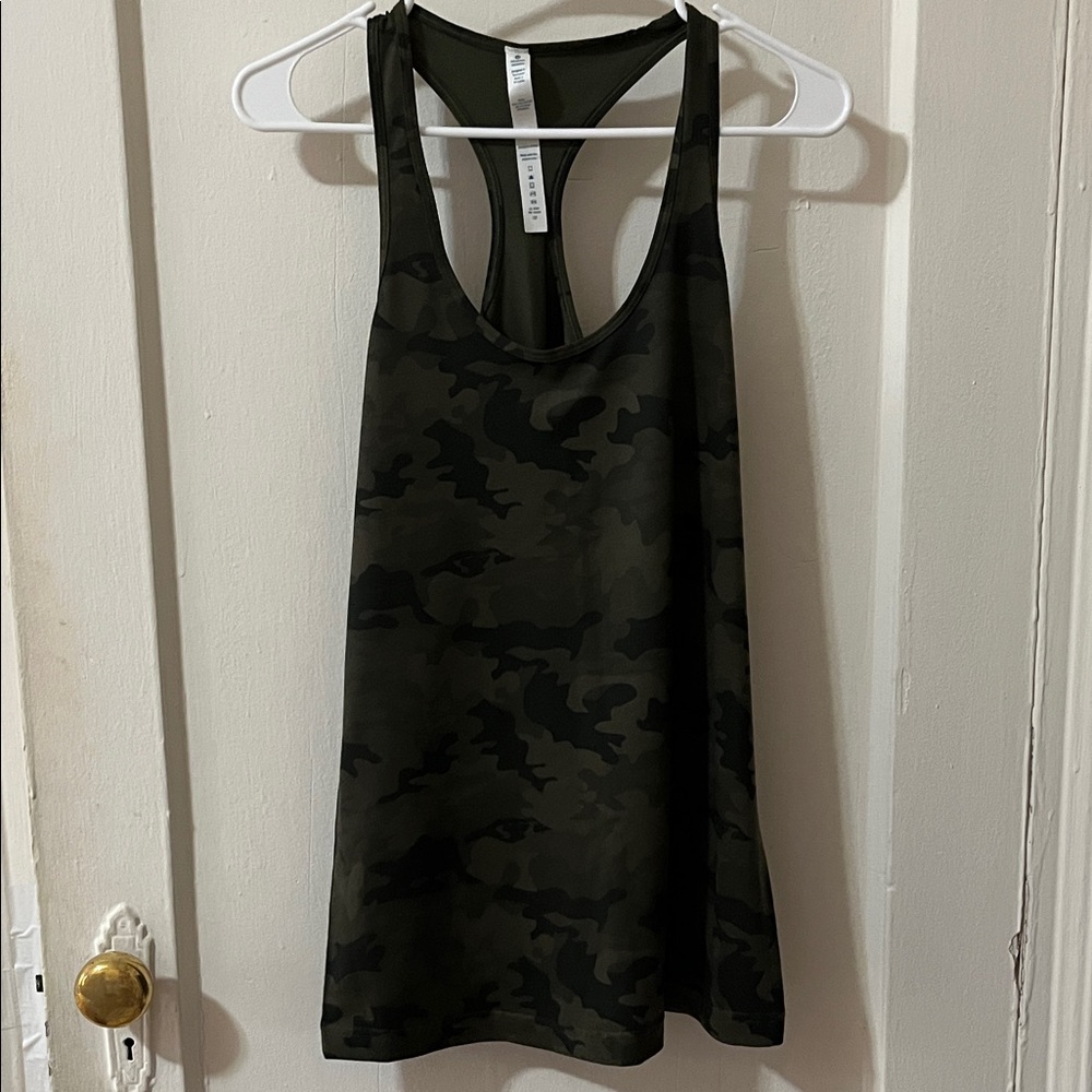 Lululemon Athletica Olive Green Tank Top